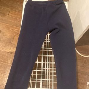 Blue fuzzy leggings kids